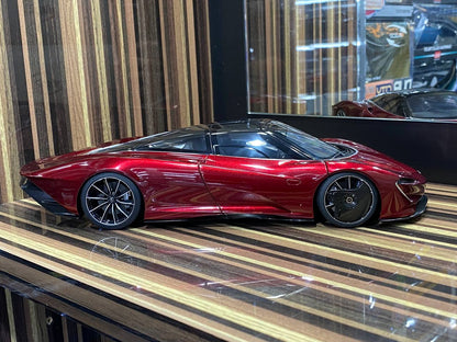 1/18 Diecast McLaren Speedtail Red AUTOart Scale Model Car|Sold in Dturman.com Dubai UAE.