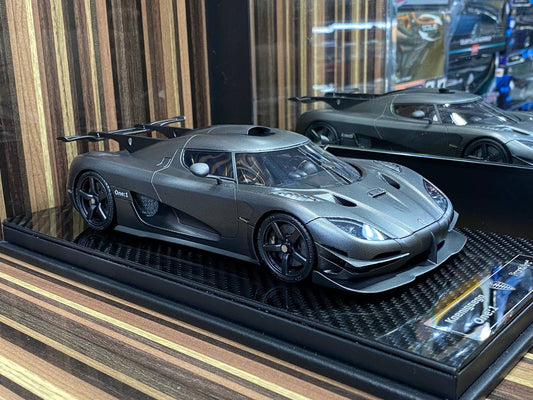 1/18 Diecast Koenigsegg One:1 Fronti Art Black Carbon Miniature Car|Sold in Dturman.com Dubai UAE.