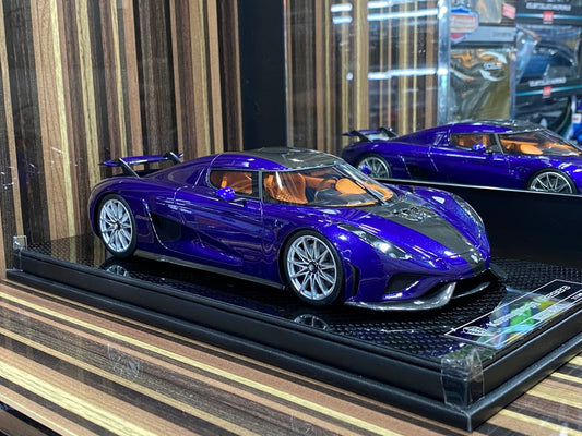 1/18 Diecast Koenigsegg Regera Fronti Art Blue Miniature Car|Sold in Dturman.com Dubai UAE.