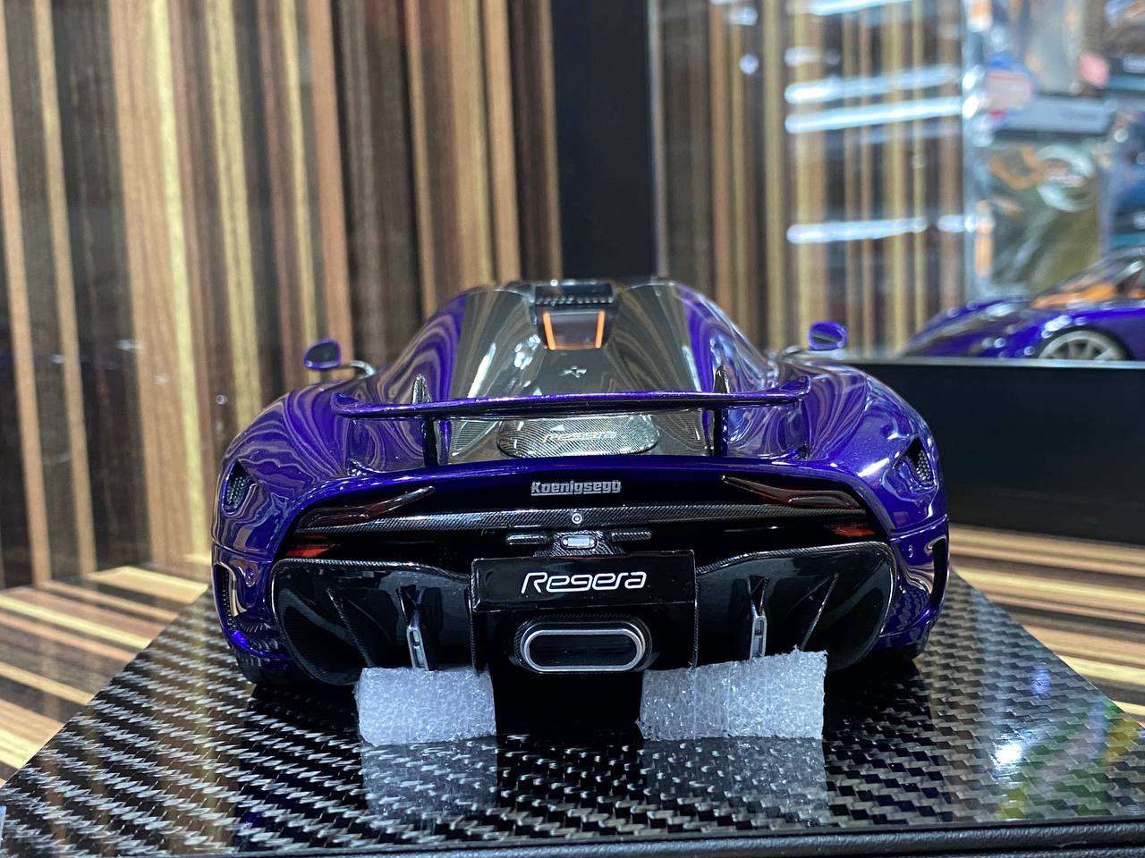 1/18 Diecast Koenigsegg Regera Fronti Art Blue Miniature Car|Sold in Dturman.com Dubai UAE.