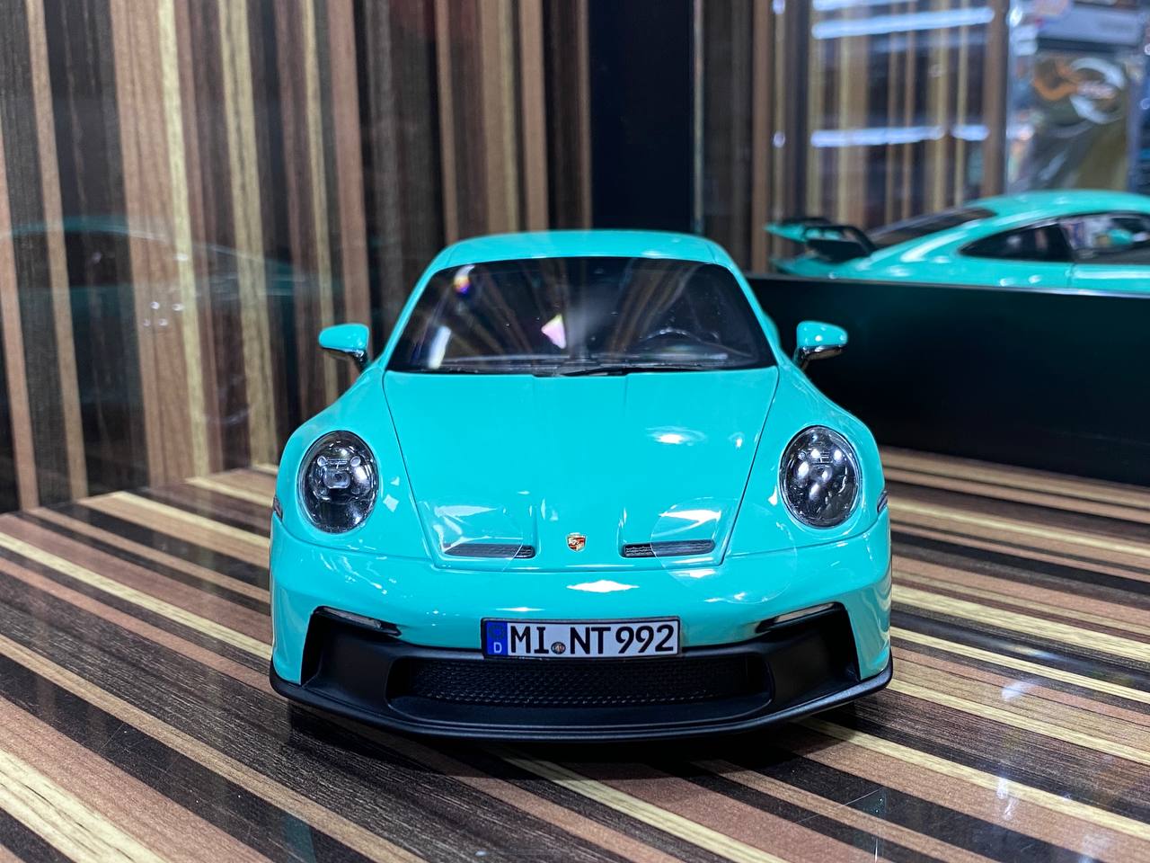 1/18 Diecast Porsche 911 GT3 Mint Norev Scale Model Car|Sold in Dturman.com Dubai UAE.