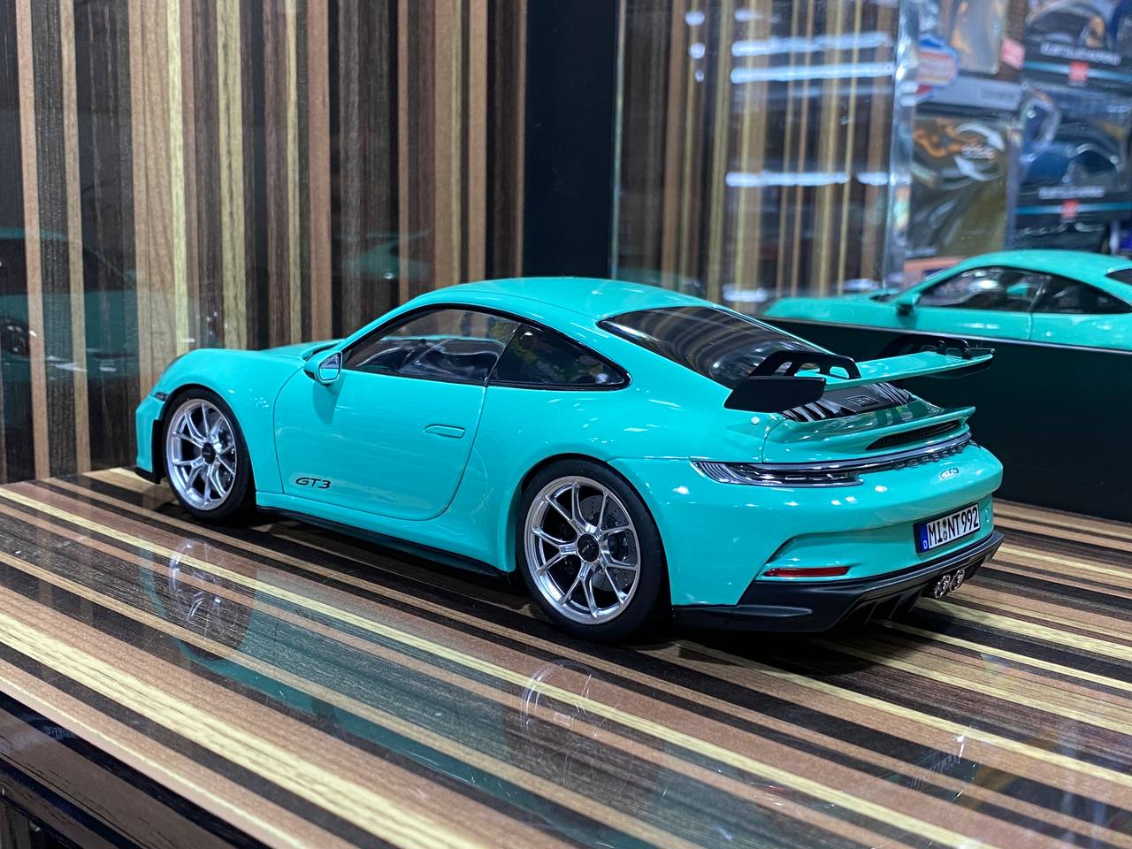 1/18 Diecast Porsche 911 GT3 Mint Norev Scale Model Car|Sold in Dturman.com Dubai UAE.