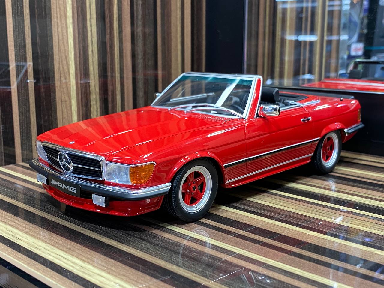 Mercedes-Benz 500 SL AMG R107 Red by Otto|Sold in Dturman.com Dubai UAE.