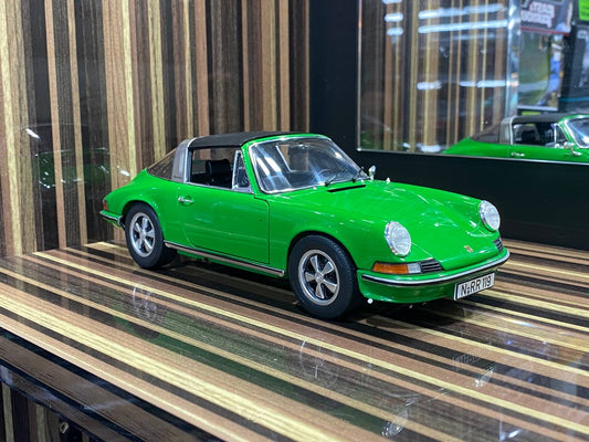 1/18 Porsche 911 S Targa Green Model Car by Schuco|Sold in Dturman.com Dubai UAE.