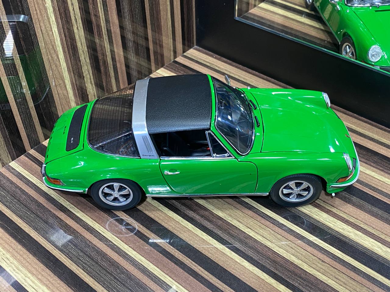 1/18 Porsche 911 S Targa Green Model Car by Schuco|Sold in Dturman.com Dubai UAE.