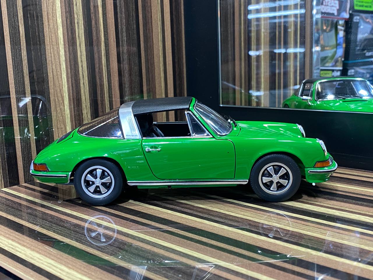 1/18 Porsche 911 S Targa Green Model Car by Schuco|Sold in Dturman.com Dubai UAE.