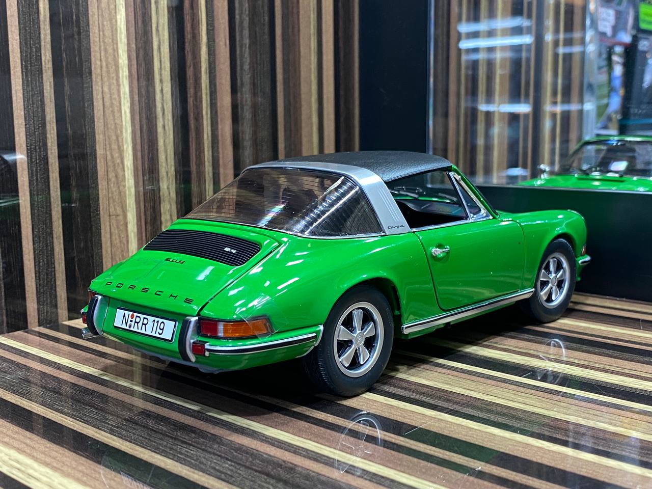 1/18 Porsche 911 S Targa Green Model Car by Schuco|Sold in Dturman.com Dubai UAE.