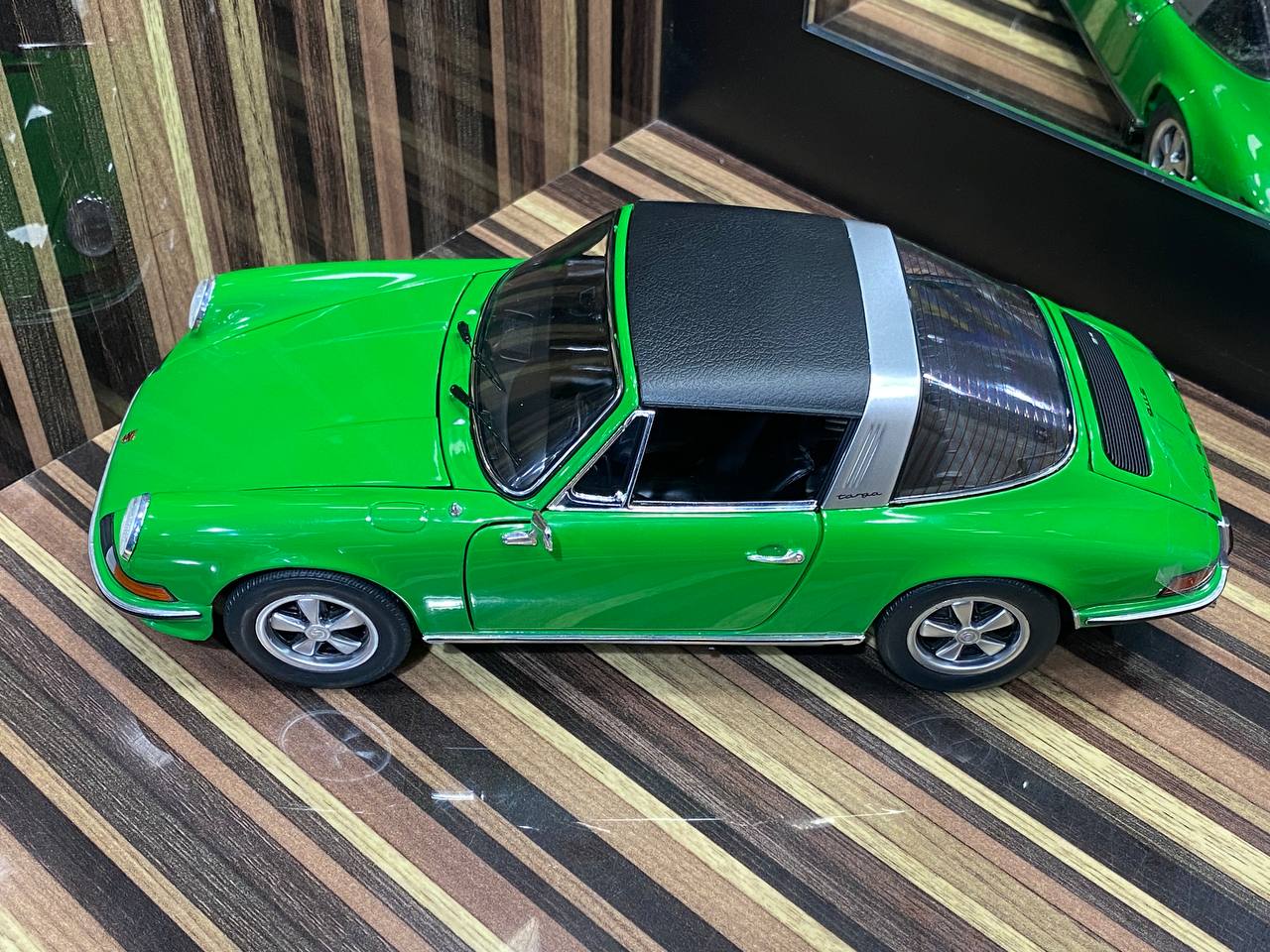 1/18 Porsche 911 S Targa Green Model Car by Schuco|Sold in Dturman.com Dubai UAE.