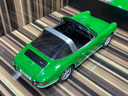 1/18 Porsche 911 S Targa Green Model Car by Schuco|Sold in Dturman.com Dubai UAE.