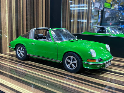 1/18 Porsche 911 S Targa Green Model Car by Schuco|Sold in Dturman.com Dubai UAE.