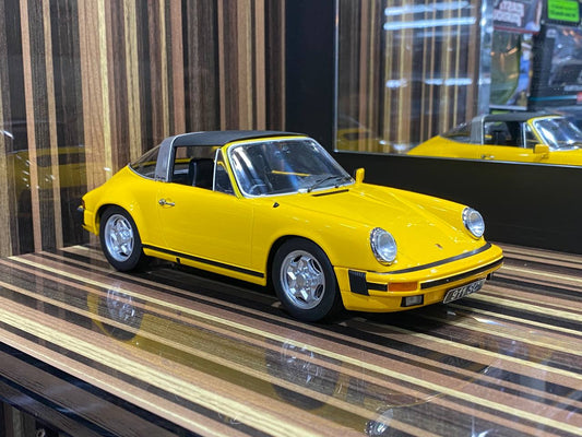 1/18 Porsche 911 SC Targa 1978 Yellow - KK Models|Sold in Dturman.com Dubai UAE.