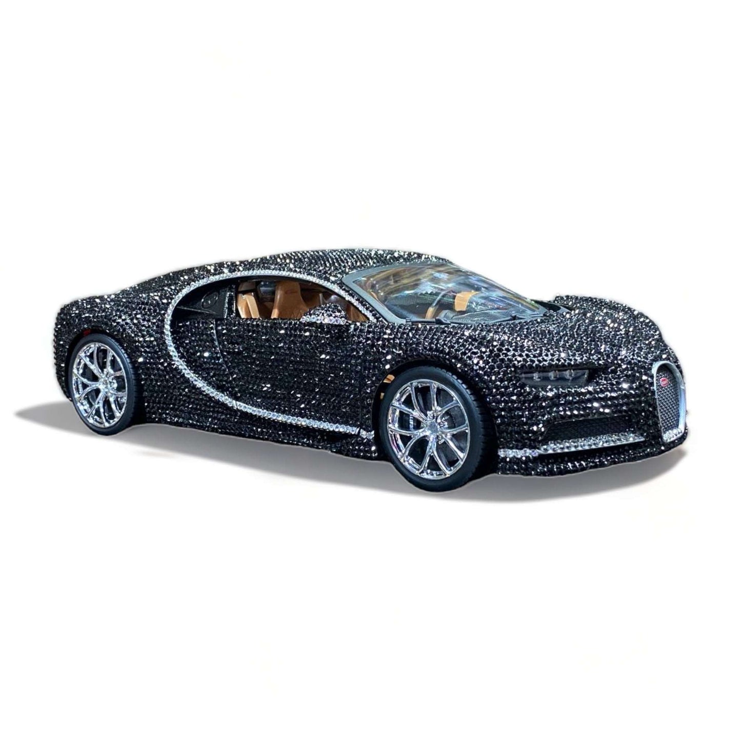 1/18 Diecast Bugatti Chiron Swarovski Crystal color Limited Edition - Bburago Scale Model Car|Sold in Dturman.com Dubai UAE.