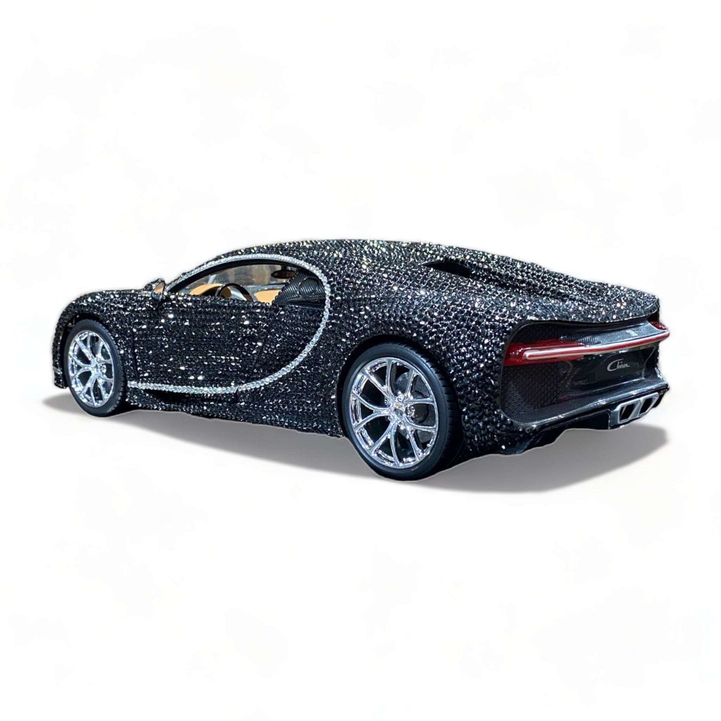 1/18 Diecast Bugatti Chiron Swarovski Crystal color Limited Edition - Bburago Scale Model Car|Sold in Dturman.com Dubai UAE.