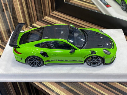 1/18 Porsche 911 GT3 RS 2018 Lizard Green Make Up|Sold in Dturman.com Dubai UAE.