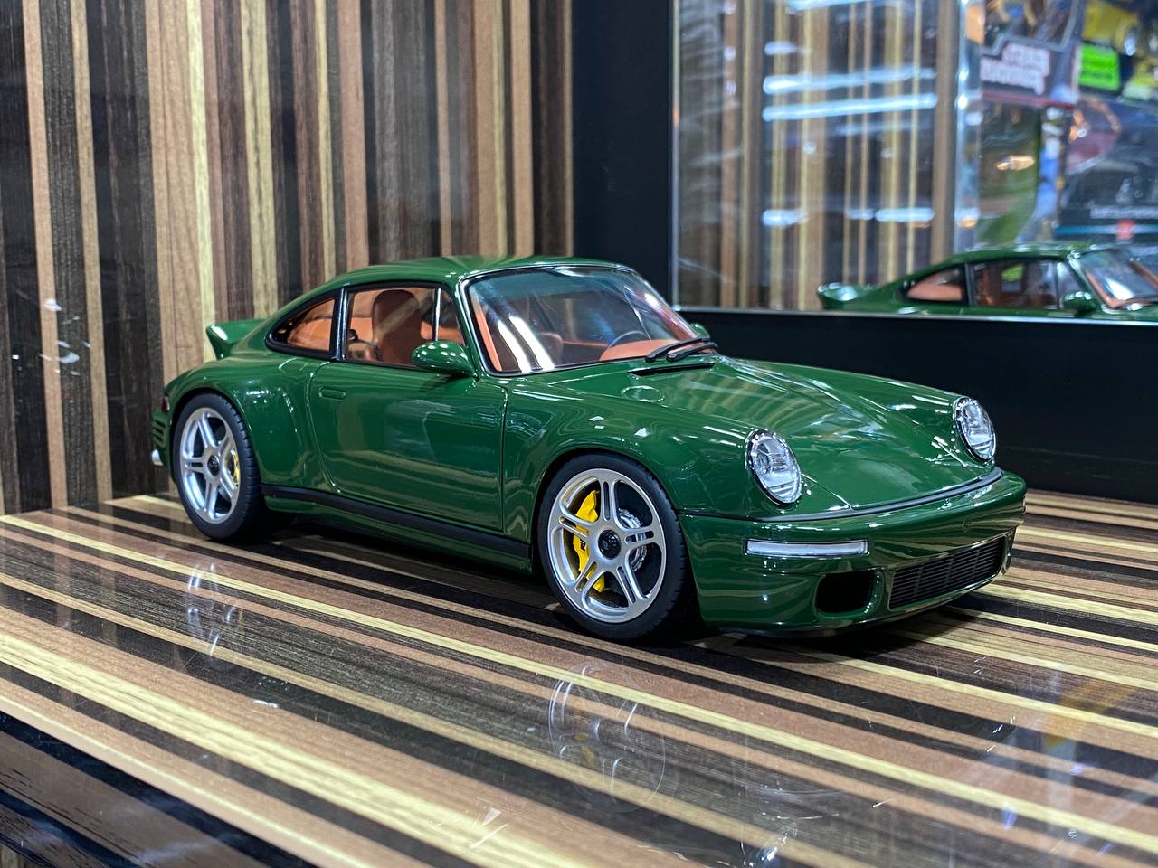 1/18 diecast Porsche RUF SCR Irish Green 2018 by Almost Real Scale Model Car|Sold in Dturman.com Dubai UAE.