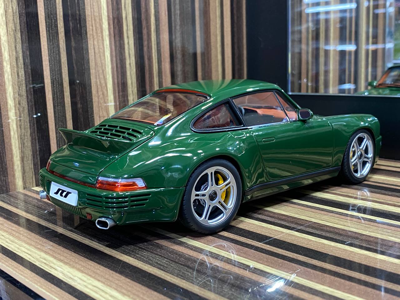 1/18 diecast Porsche RUF SCR Irish Green 2018 by Almost Real Scale Model Car|Sold in Dturman.com Dubai UAE.