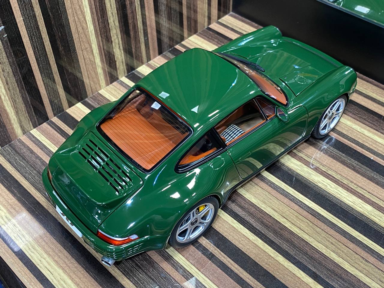 1/18 diecast Porsche RUF SCR Irish Green 2018 by Almost Real Scale Model Car|Sold in Dturman.com Dubai UAE.