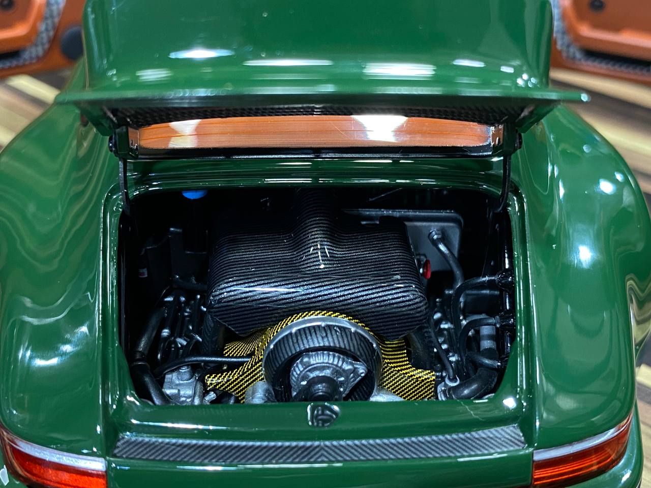 1/18 diecast Porsche RUF SCR Irish Green 2018 by Almost Real Scale Model Car|Sold in Dturman.com Dubai UAE.