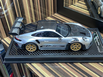 Porsche 911 GT3 RS 57/99 silver decals by VIP Models|Sold in Dturman.com Dubai UAE.