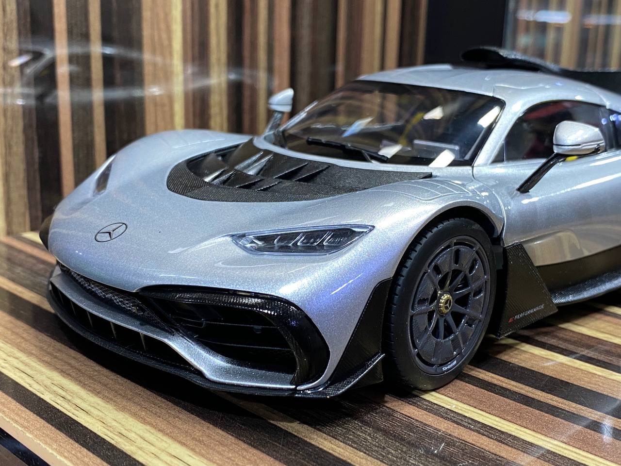 Mercedes Benz Amg One Dealer Edition Silver by Mini Champs|Sold in Dturman.com Dubai UAE.