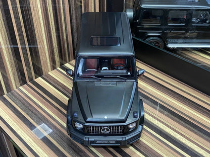 1/18 Mercedes Benz AMG G63 Red Interior 2018 Black by Mini Champs|Sold in Dturman.com Dubai UAE.