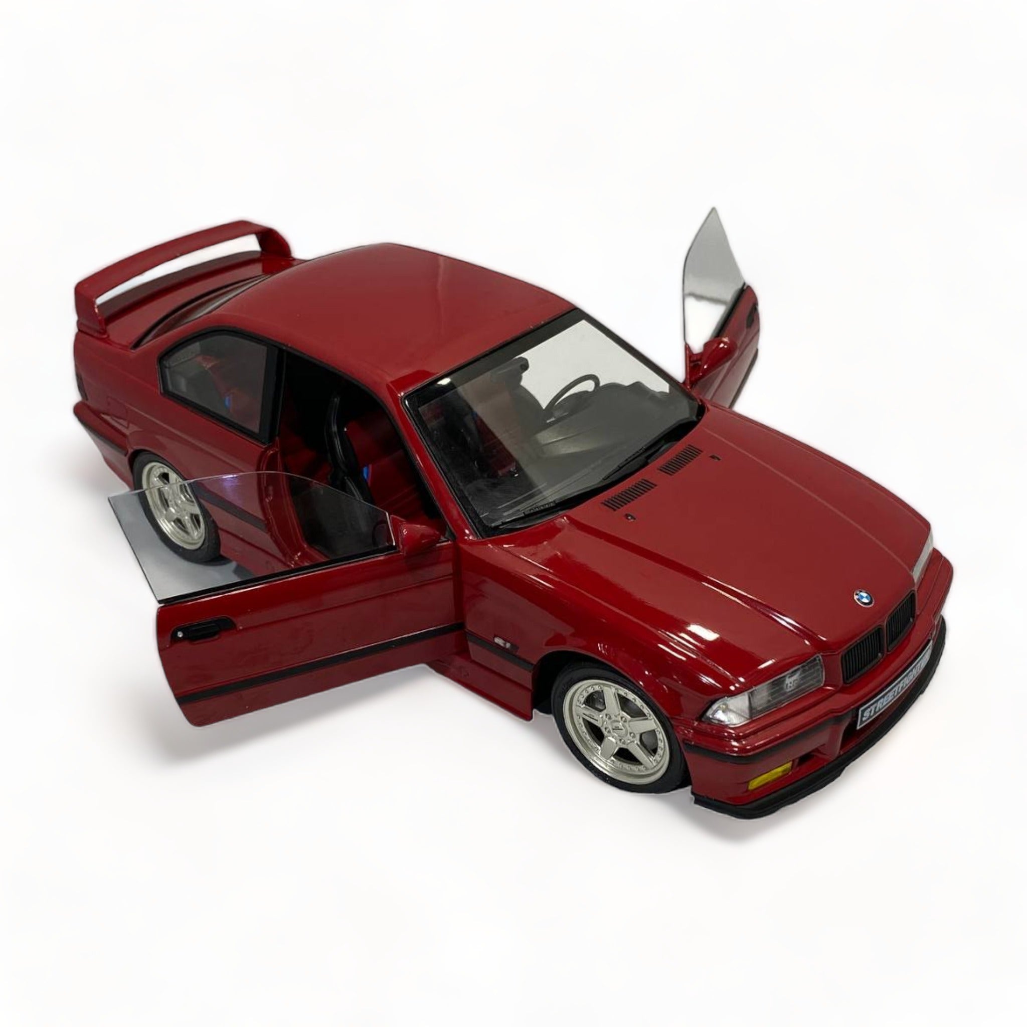 1/18 Diecast BMW M3 E36 Coupe street fighter Red by Solido Model Car –  dturman.com