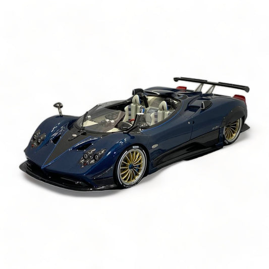 1/18 Diecast Pagani Zond HP Barchetta Blue by BBR Scale Model Car|Sold in Dturman.com Dubai UAE.