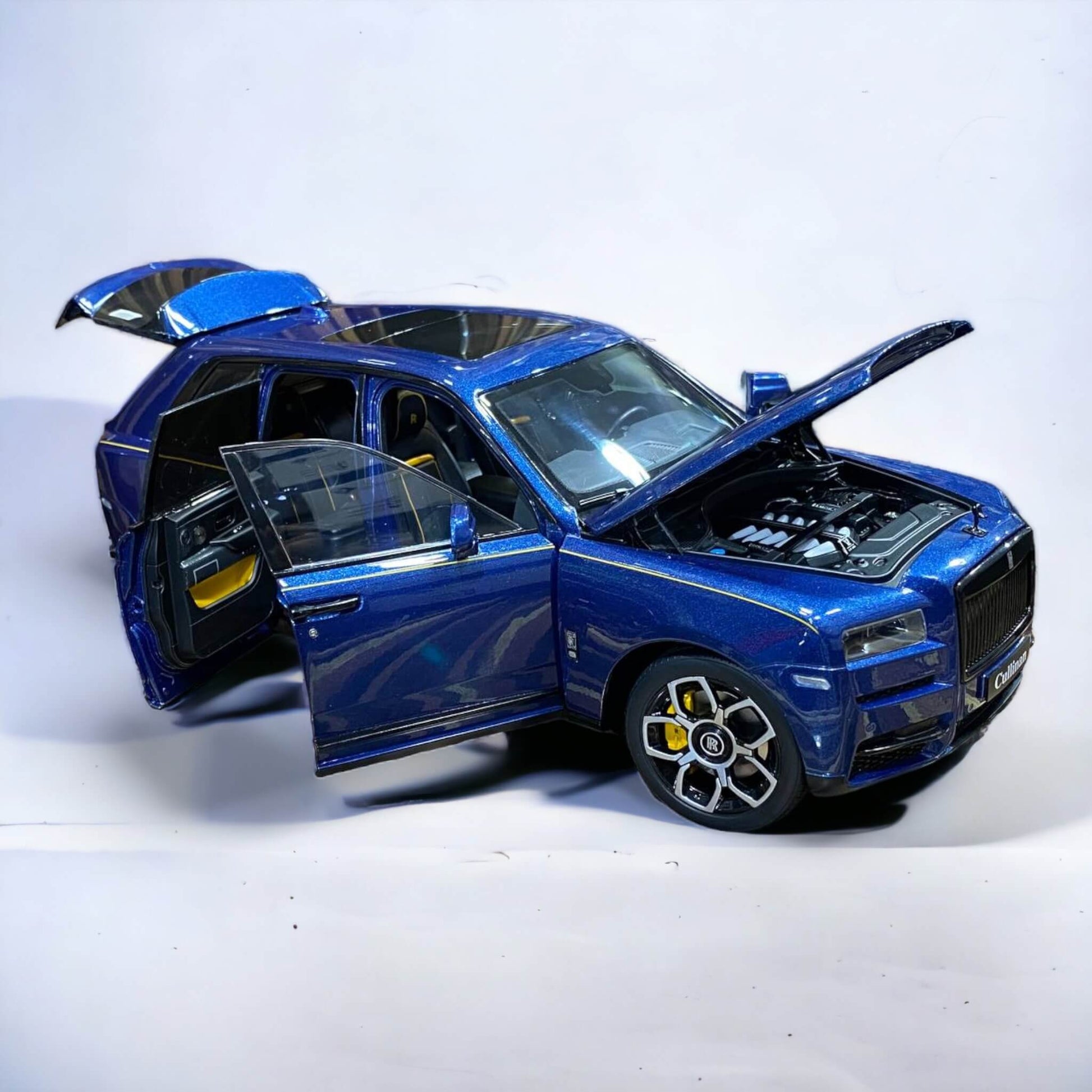 1/18 For Rolls Royce RR Cullinan BB Plum blossom Diecast Model Car Toys  Gifts Hobby Display Blue Display Collection Ornaments - AliExpress