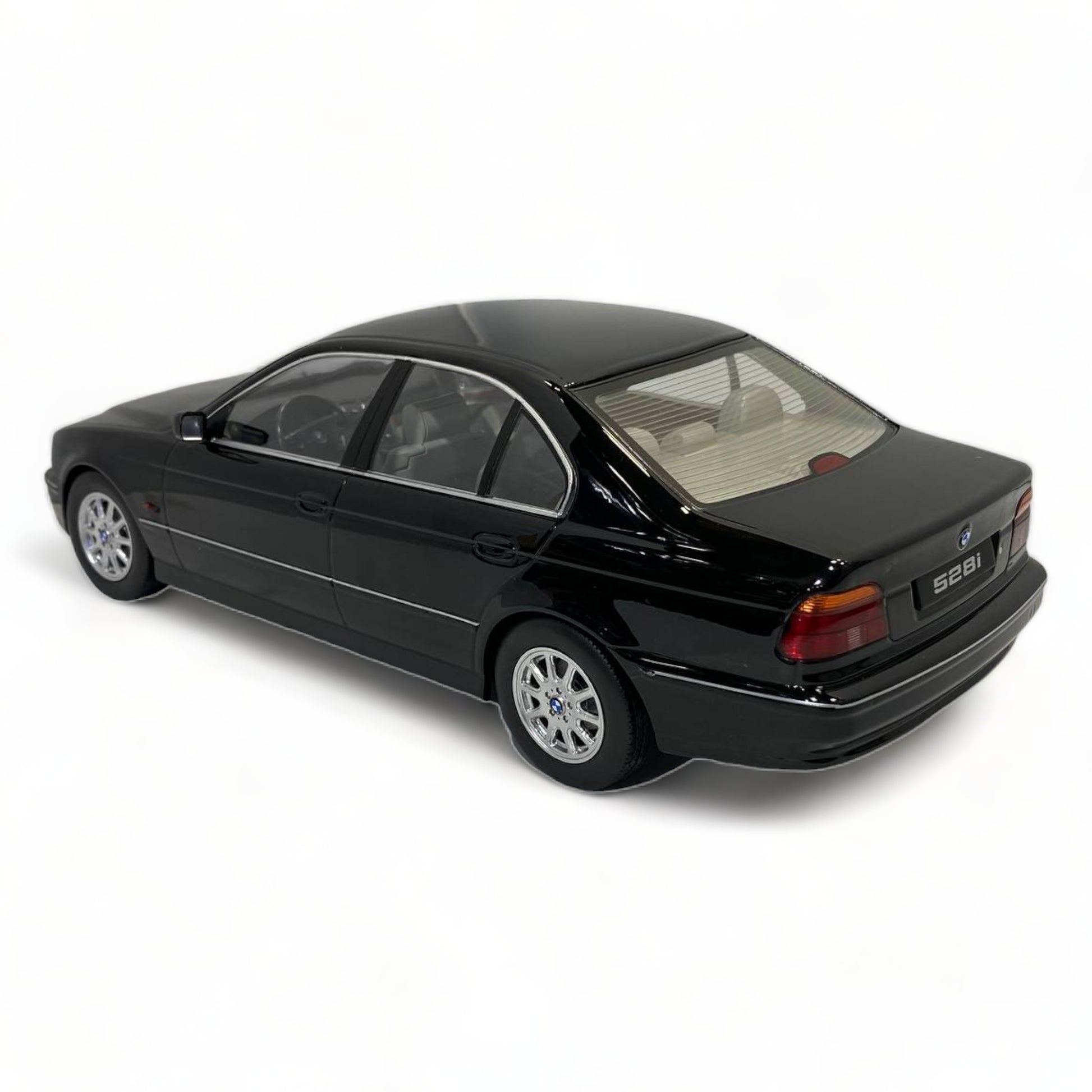 1/18 KK SCALE BMW 528i E39 SEDAN BLACK Model Car|Sold in Dturman.com Dubai UAE.