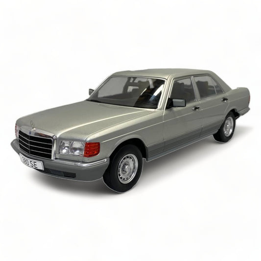 1/18 Modelcar group Mercedes benz S-CLASS 380 SE W126 SILVER Model Car|Sold in Dturman.com Dubai UAE.