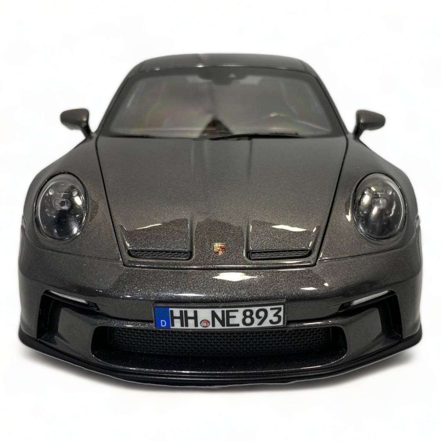 1/18 Metal Diecast Norev Porsche 911 GT3 Metallic Grey Scale Model Car|Sold in Dturman.com Dubai UAE.