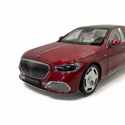 1/18 diecast metal Almost real Mercedes-Maybach S Class S 680 (W223) Red Model Car|Sold in Dturman.com Dubai UAE.