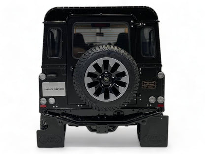 LCD Land Rover Defender 90 Works V8 - 1/18 Diecast, 70th Edition Matte Black|Sold in Dturman.com Dubai UAE.