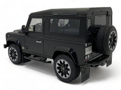 LCD Land Rover Defender 90 Works V8 - 1/18 Diecast, 70th Edition Matte Black|Sold in Dturman.com Dubai UAE.