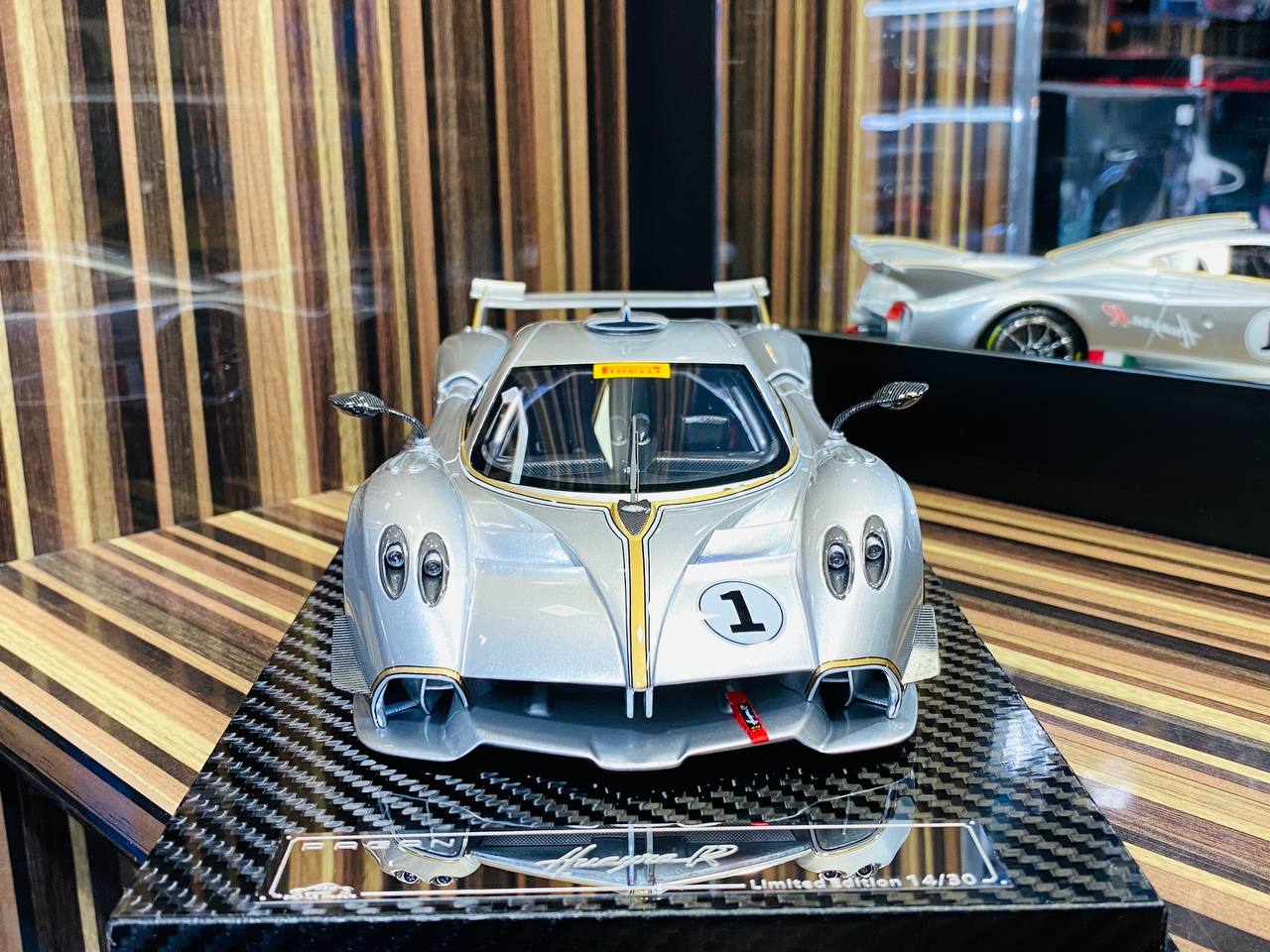 1/18 VIP Model Pagani Huayra R #1  [ Resin Silver | Limited Edition ]