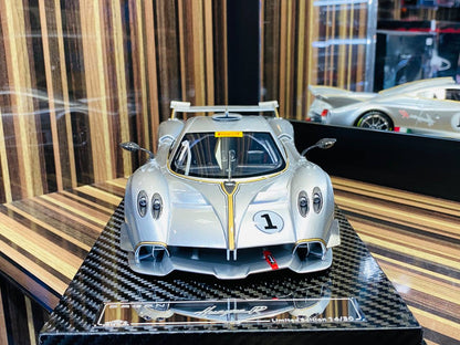 1/18 VIP Model Pagani Huayra R #1  [ Resin Silver | Limited Edition ]