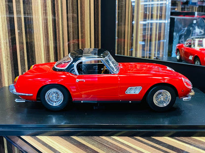 1/18 Diecast Ferrari 250 GT Spyder California 1960 Red Model Car by KK Models