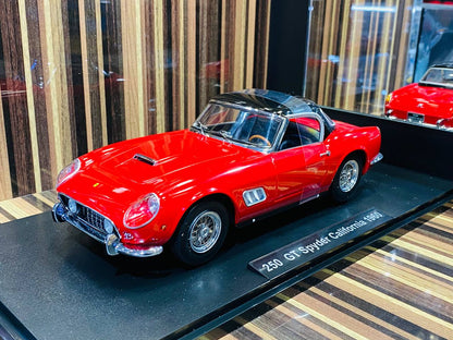 1/18 Diecast Ferrari 250 GT Spyder California 1960 Red Model Car by KK Models