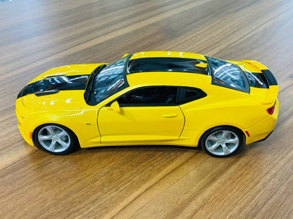 1/18 Diecast Maisto Chevrolet Camaro SS 2016  Yellow / black stripe