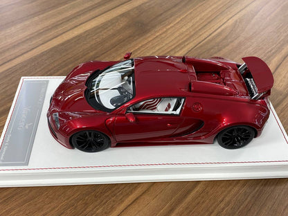 1:18 Resin Model - Bugatti Vincero Mansory by Davis & Giovanni (Red Carbon Fiber)