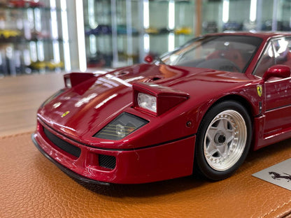 1:18 Diecast Full Opening – BBR by Kyosho Ferrari F40 (Metallic Red) Limited Edition 78pcs