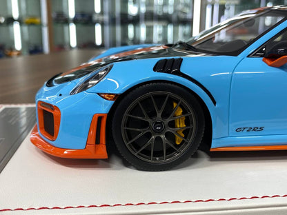 1:18 Resin Model - Dino Porsche 911 GT2 RS - Gulf Livery - Limited 5 pcs