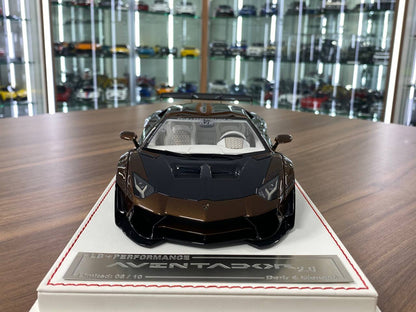 1/18 Resin Lamborghini Aventador LB Performance Brown by Davis & Giovanni