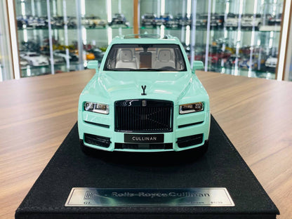 GL Models Rolls-Royce Cullinan - 1/18 Resin Model, Tiffany Green, Limited to 39 Pieces