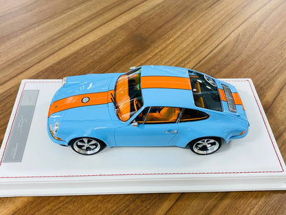 Ivy Model Porsche 911 Singer – 1/18 Resin Model, Gulf Blue, Limited 50