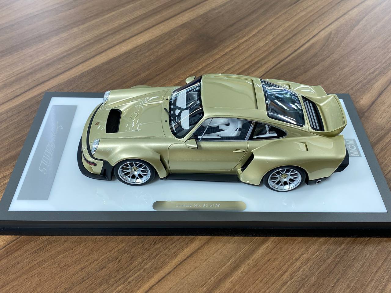 1/18 Resin Model - Porsche Singer 930 DLS by MCM (Golden) | Limited Editon of 99 pcs