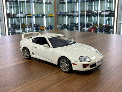 1/18 Diecast Toyota Supra MK4 Pearl Solido Scale Model Car