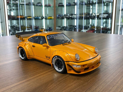 1/18 Diecast Porsche 964 RWB - HIBIKI 2016 Orange by Solido