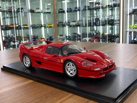 1:18 Diecast – KK Scale Ferrari F50 Hardtop in Red with Silver Wheels