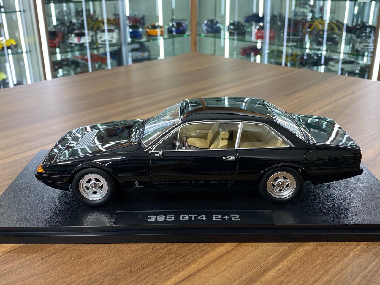 1/18 Diecast  KK Scale Ferrari 356 GT4 2+2 black